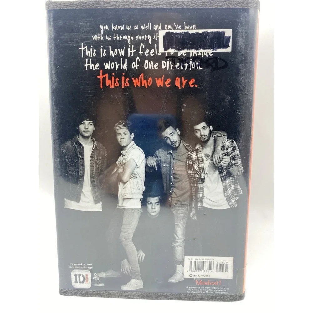One Direction: Who We Are: Our Official Autobiography‎ - Hardcover - GOOD